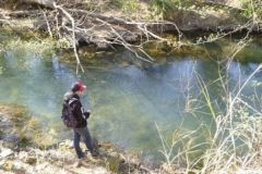 River chub fishing