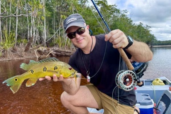 Day 4: Fabulous drift fishing along the banks of the Pasimoni river