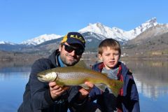 Open trout lakes.
