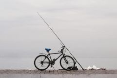 Fishing from a jetty