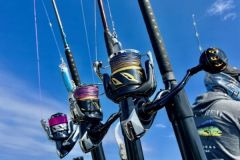 My selection of Rodhouse rods for bluefin tuna lure fishing.