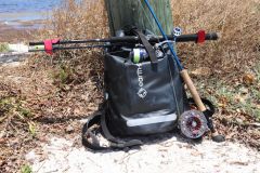 The Earth Pak waterproof backpack is designed for nautical activities.
