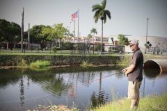 Street fishing in Miami is unique!