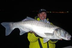 Huge bar taken by boat at dusk