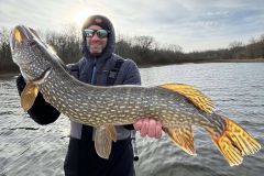 Pike fishing during the close season, as here at Jurassik Pike.