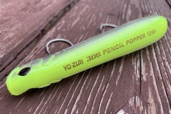 Yo-Zuri 3DB Pencil Popper, a stick that's not all about discretion