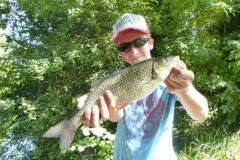 Lure fishing for chub