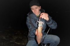 Nighttime Squid Fishing
