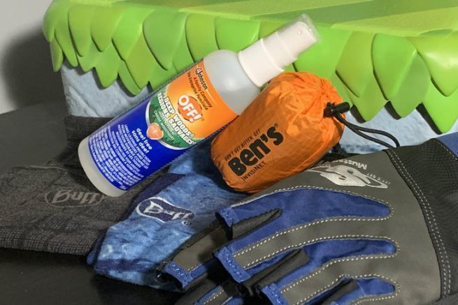 Mosquitoes can quickly cause the fisherman to end his fishing trip early.