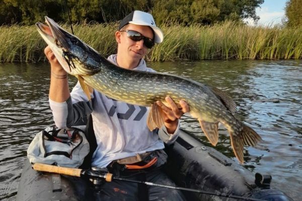 Pike with chatterbait