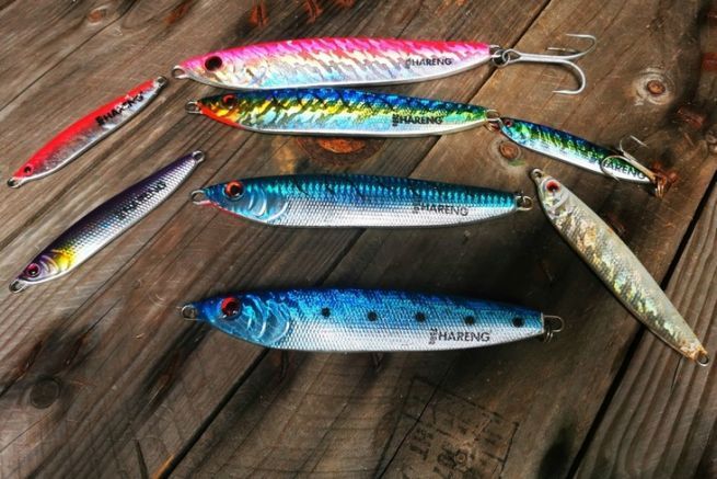 My herring jig selection.