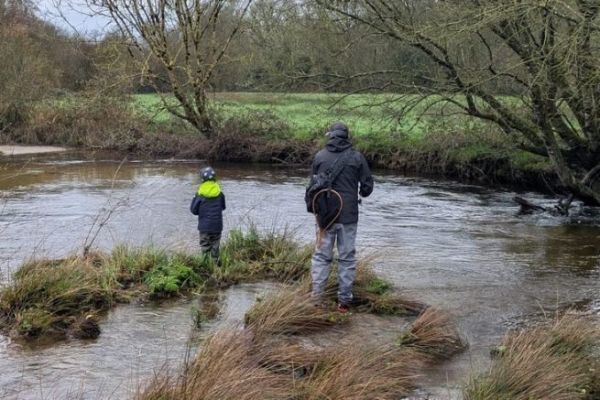 Opening of the trout fishing season on the l�lorn