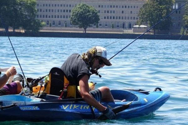 Traction fishing for pike