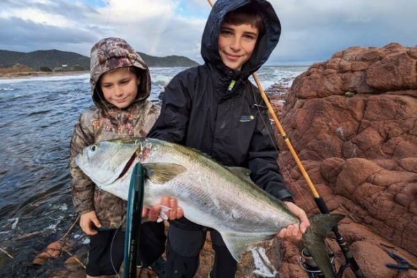 Fishing for tassergal in Corsica