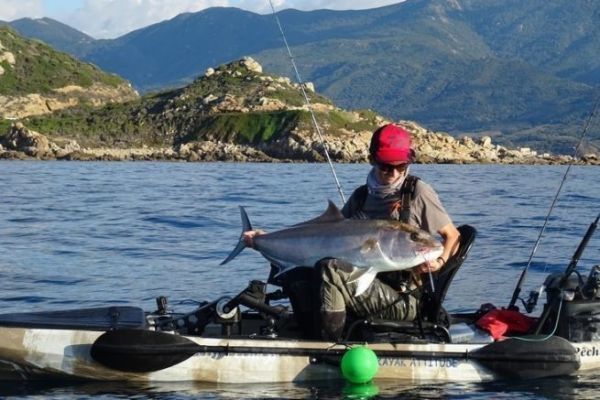 Fishing for amberjack