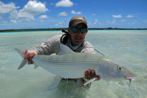 Fishing for trophy bonefish is a real hunt